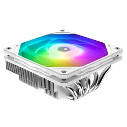 ID-COOLING IS-55 ARGB White Low Profile 55mm 4Pin PWM İşlemci Soğutucusu