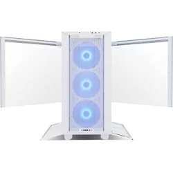 LIAN LI Lancool III RGB Beyaz Temperli Cam Oyun Kasası 4 × 140 PWM Fanlı (ARGB)