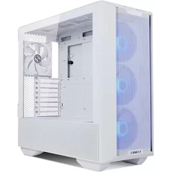 LIAN LI Lancool III RGB Beyaz Temperli Cam Oyun Kasası 4 × 140 PWM Fanlı (ARGB)