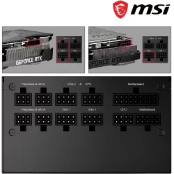 MSI MPG A650GF 650 W Power Supply