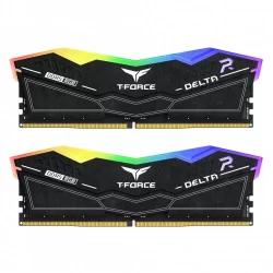 Team T-Force DELTA RGB 32GB (2x16GB) 5600Mhz DDR5 CL32 Siyah Gaming Ram
