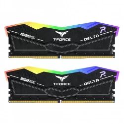 Team T-Force DELTA RGB 32GB (2x16GB) 6600Mhz CL34 DDR5 Siyah Gaming Ram