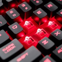 Corsair K68 RED LED Suya Dayanıklı Işıklı Kablolu Mekanik Oyuncu Klavyesi