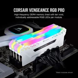 Corsair Vengeance RGB Pro 16 GB (2x8) 3200MHz DDR4 CL16 CMW16GX4M2C3200C16W Ram