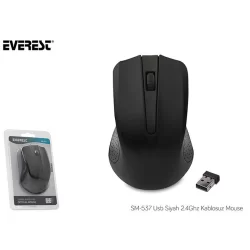 Everest SM-537 Usb Siyah 2.4Ghz Kablosuz Mouse 