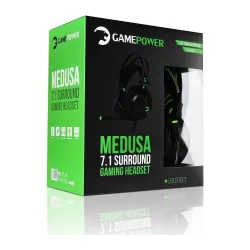 Gamepower Medusa 7.1 Oyuncu Kulaklık - Siyah