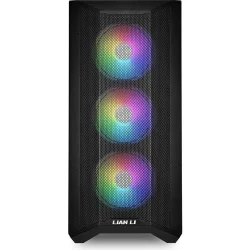 Lian Li Lancool II Mesh-c RGB Black 3x120mm ARGB Fan Temperli Cam USB 3.0 Mesh Siyah E-ATX Mid-Tower Kasa
