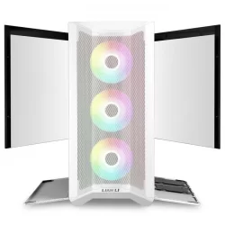 Lian Li 011 Lancool II Mesh RGB Midi eATX Beyaz Gaming Bilgisayar Kasası