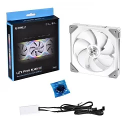 Lian Li UNI Fan SL140 V2 White 1x140mm RGB PWM Beyaz Kasa Fanı