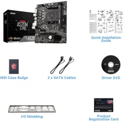 MSI A520M-A PRO AMD AM4 DDR4 Micro ATX Anakart