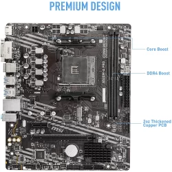 MSI A520M-A PRO AMD AM4 DDR4 Micro ATX Anakart