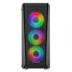 RAMPAGE DEEPFORCE 4x120mm RGB FANLI 600W 80PLUS BRONZE MidT ATX GAMING KASA