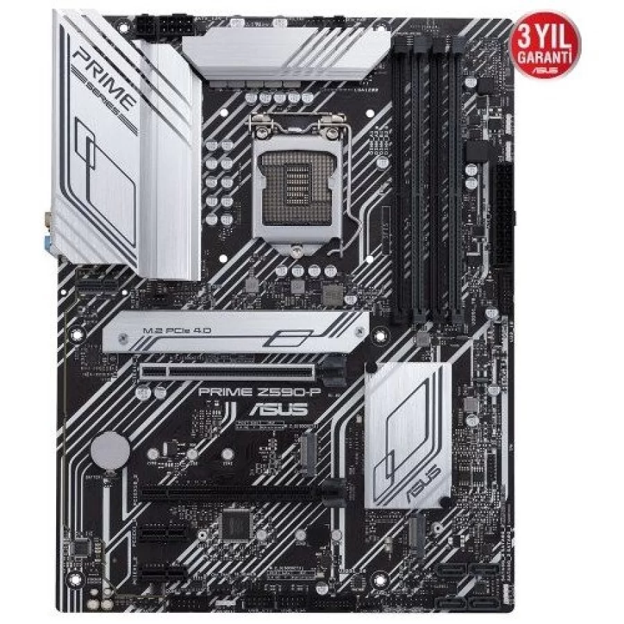 Asus Prime Z590-P Intel Z590 (OC) DDR4 5133 MHz (OC) Lga1200 Atx Anakart