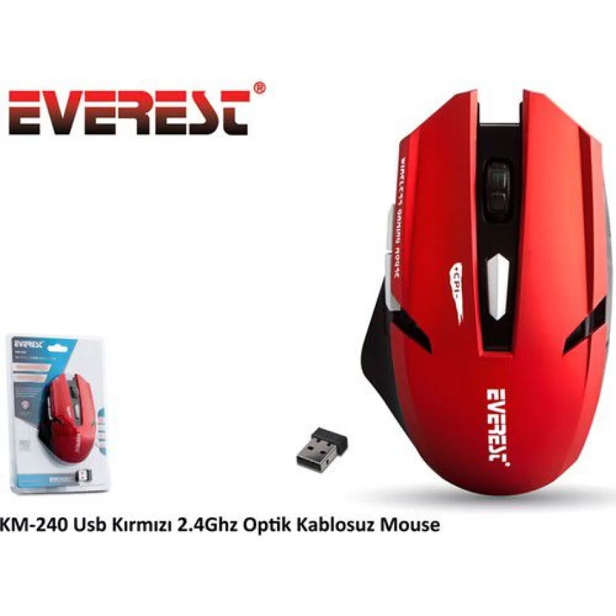 Everest KM-240 Optik Kablosuz Mouse