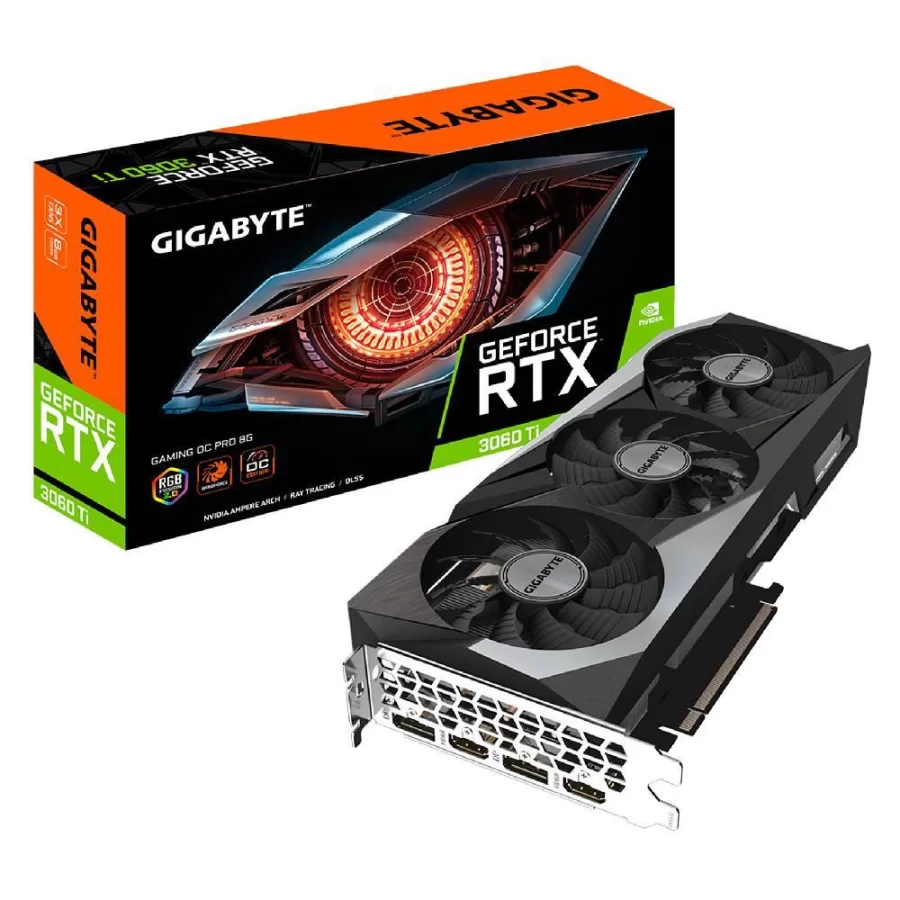 Gigabyte RTX 3060 Ti GAMING OC PRO 8G GV-N306TGAMINGOC PRO-8GD 256 Bit GDDR6 8 GB Ekran Kartı