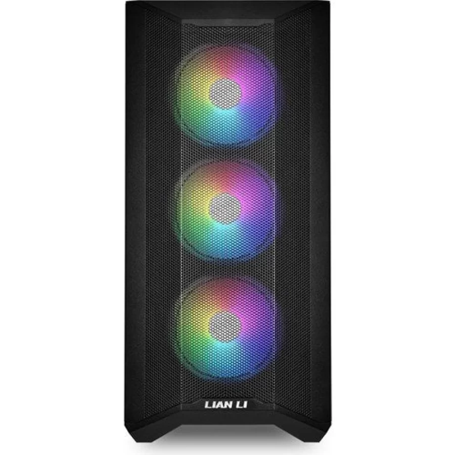 Lian Li Lancool II Mesh-c RGB Black 3x120mm ARGB Fan Temperli Cam USB 3.0 Mesh Siyah E-ATX Mid-Tower Kasa