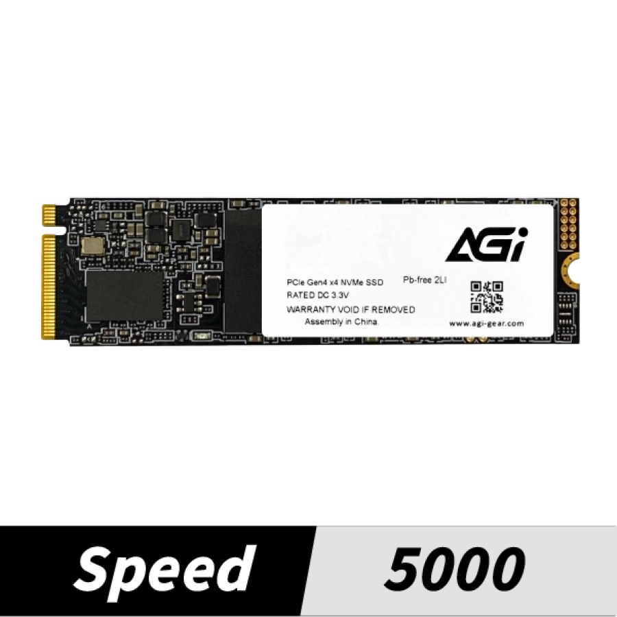 AGI 512 GB NVMe M.2 SSD 5000MB/s Okuma / 2700MB/s Yazma