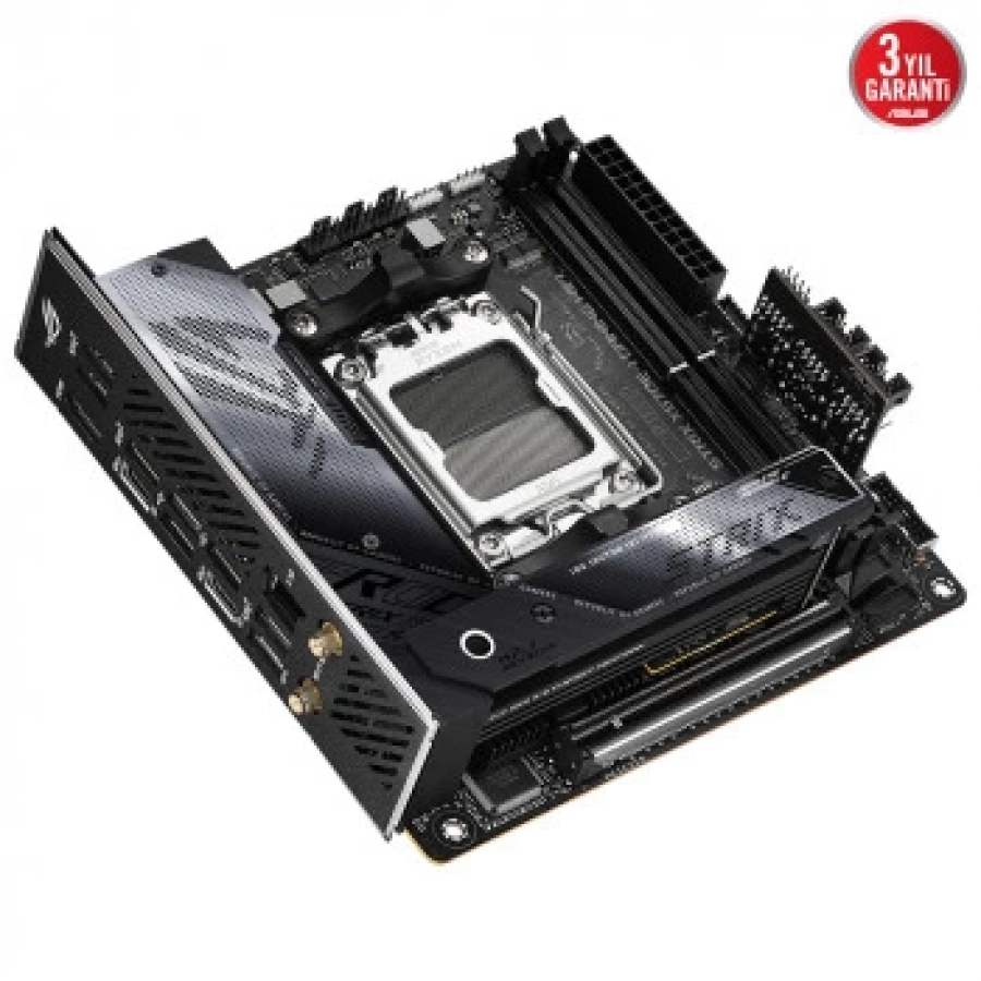 ASUS ROG STRIX X670E-I GAMING WIFI AMD X670 AM5 DDR5 6400 WiFi 6E AURA RGB Mini ITX Anakart