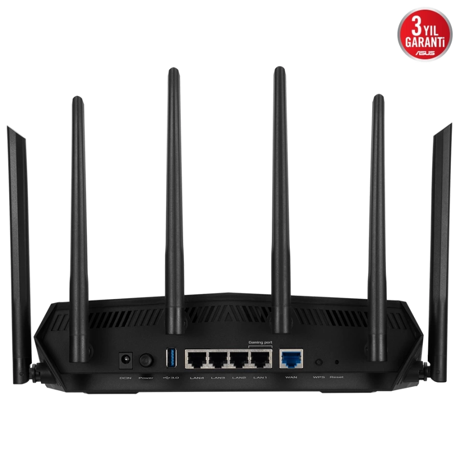 Asus TUF-AX5400 WIFI6 Dual Band-Gaming-Ai Mesh-AiProtection-Torrent-Bulut-DLNA-VPN-Router-Access Point