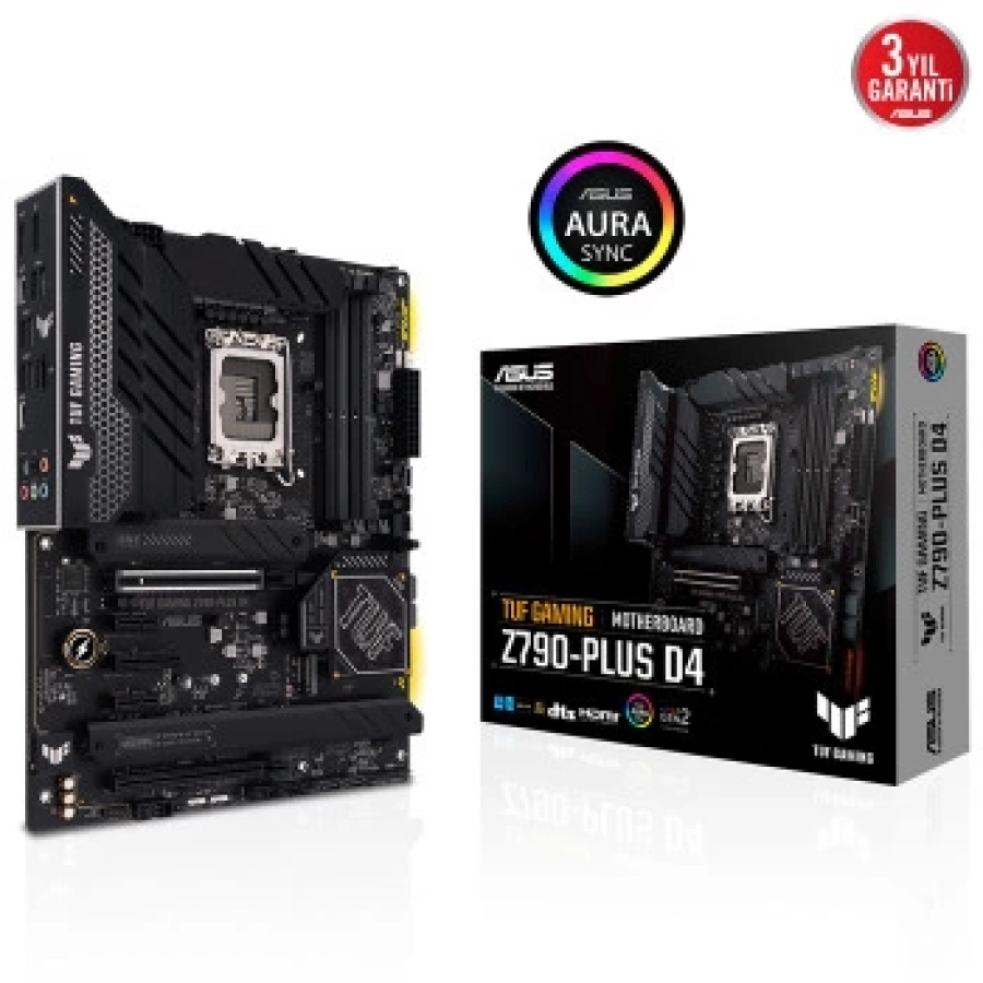 ASUS TUF GAMING Z790-PLUS D4 Intel Z790 LGA1700 DDR4 AURA RGB ATX Anakart