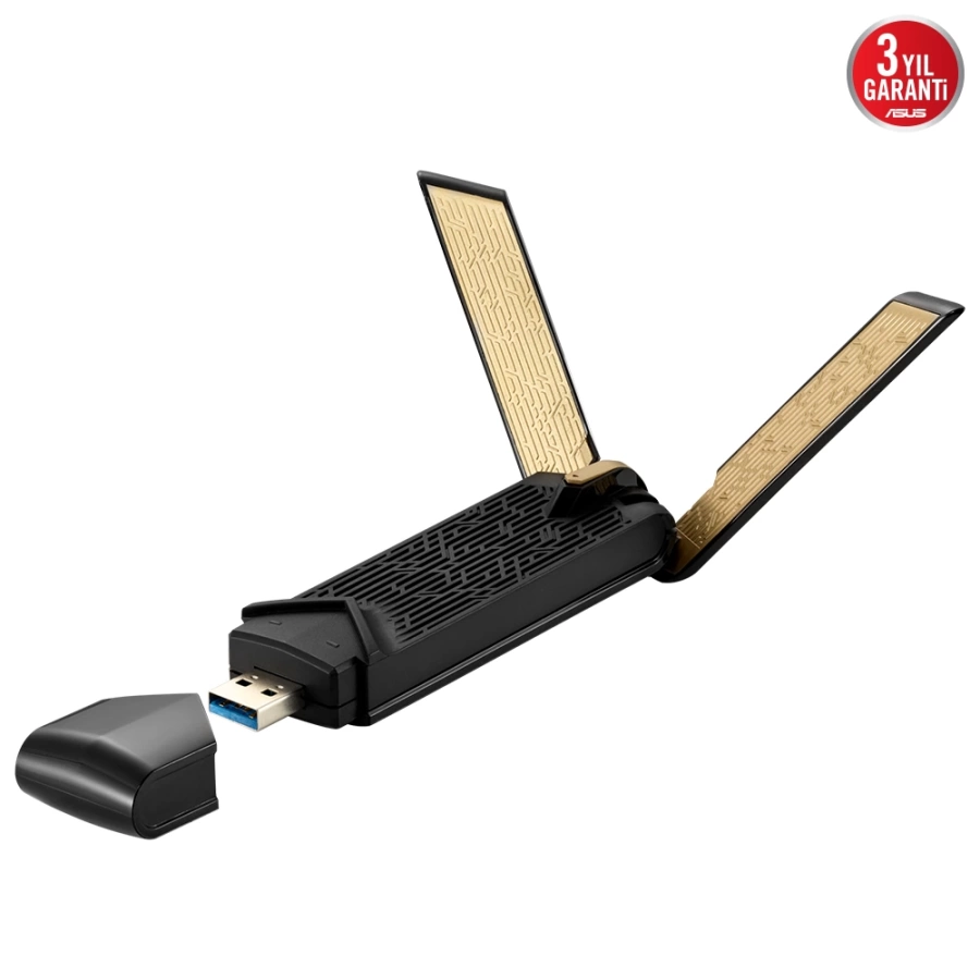 Asus USB-AX56 NO CRADEL Dual Band-Çift Antenli-Kablosuz USB Adaptör