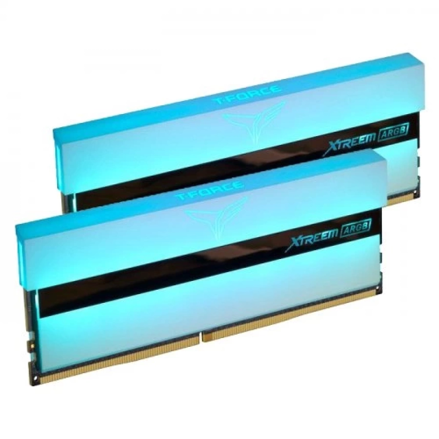 Team XTREEM ARGB White 32GB(2x16GB) 3600Mhz DDR4 Gaming Ram CL18-22