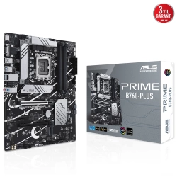 ASUS PRIME B760-PLUS Intel B760 LGA1700 DDR5 7200 AURA RGB ATX Anakart