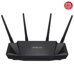 Asus RT-AX58U V2 WIFI6 Dual Band-Gaming-AiMesh-AiProtection-Torrent-Bulut-DLNA-4G-VPN-Router-Access Point