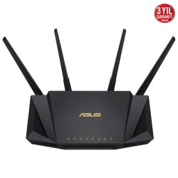 Asus RT-AX58U V2 WIFI6 Dual Band-Gaming-AiMesh-AiProtection-Torrent-Bulut-DLNA-4G-VPN-Router-Access Point