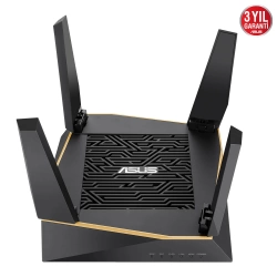 Asus RT-AX92U WIFI6 Dual Band-Gaming-Ai Mesh-AiProtection-Torrent-Bulut-DLNA-4G-VPN-Router-Access Point