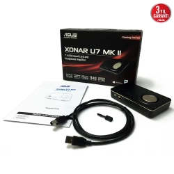 ASUS XONAR U7 MKII 114dB SNR 7.1 KANAL USB OYUNCU SES KARTI