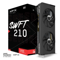 XFX Speedster SWFT 210 AMD Radeon RX 7600 XT Black RX-76TSWFTFP 16GB GDDR6 128Bit Ekran Kartı