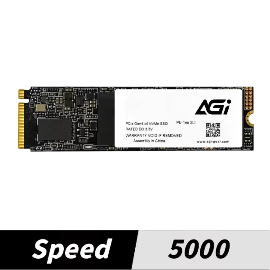 AGI NVMe M.2 SSD 1TB M.2 SSD 5000/4500 MB/s