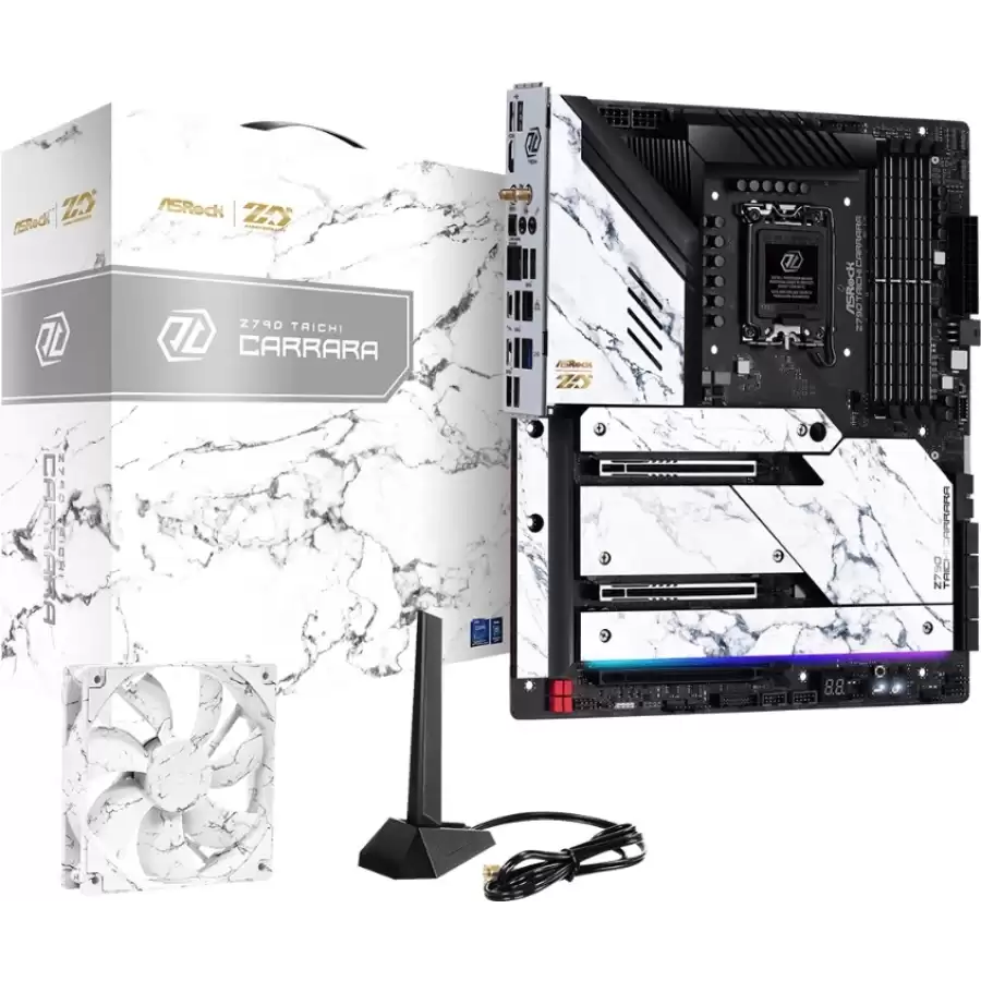 ASRock Z790 Taichi Carrara Wi-Fi 7400mhz(OC) RGB M.2 1700p E-ATX DDR5 Anakart