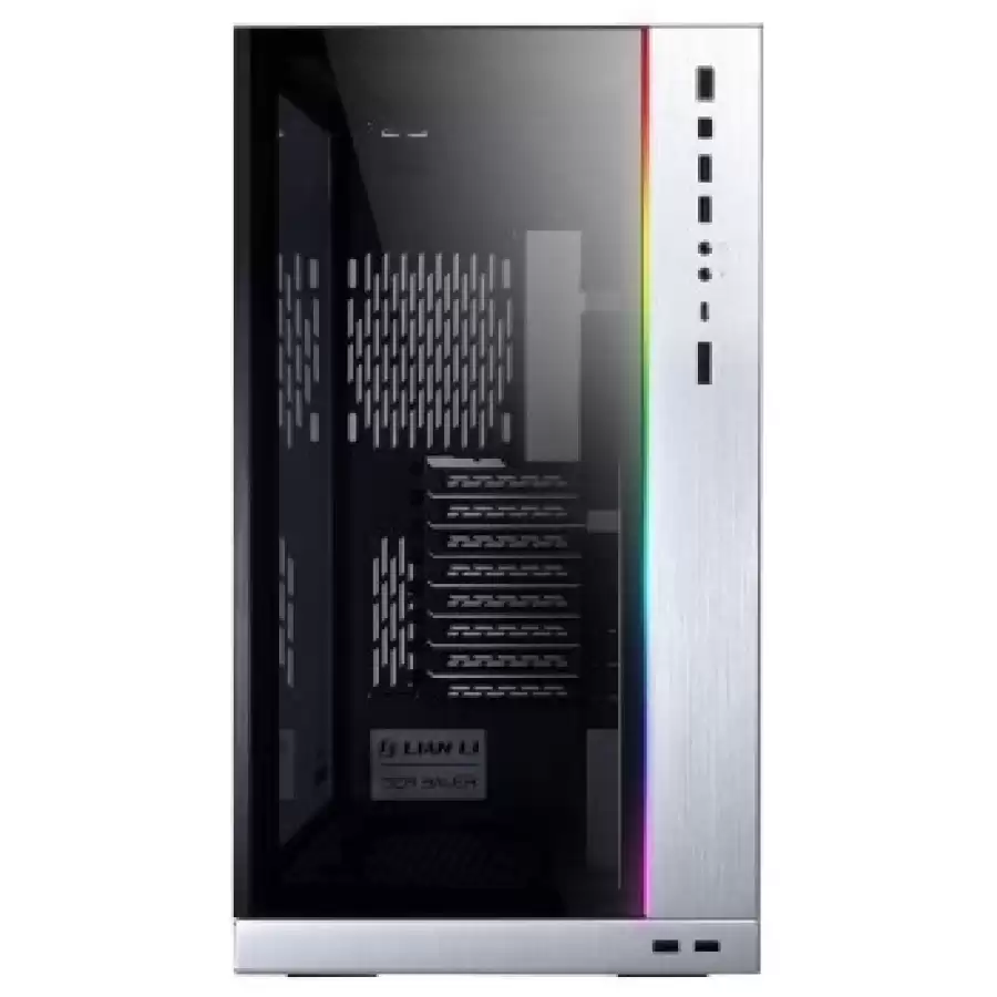 Lian Li O11 Dynamic XL ROG Certified Gümüş RGBli E-ATX Full Tower Gaming Kasa