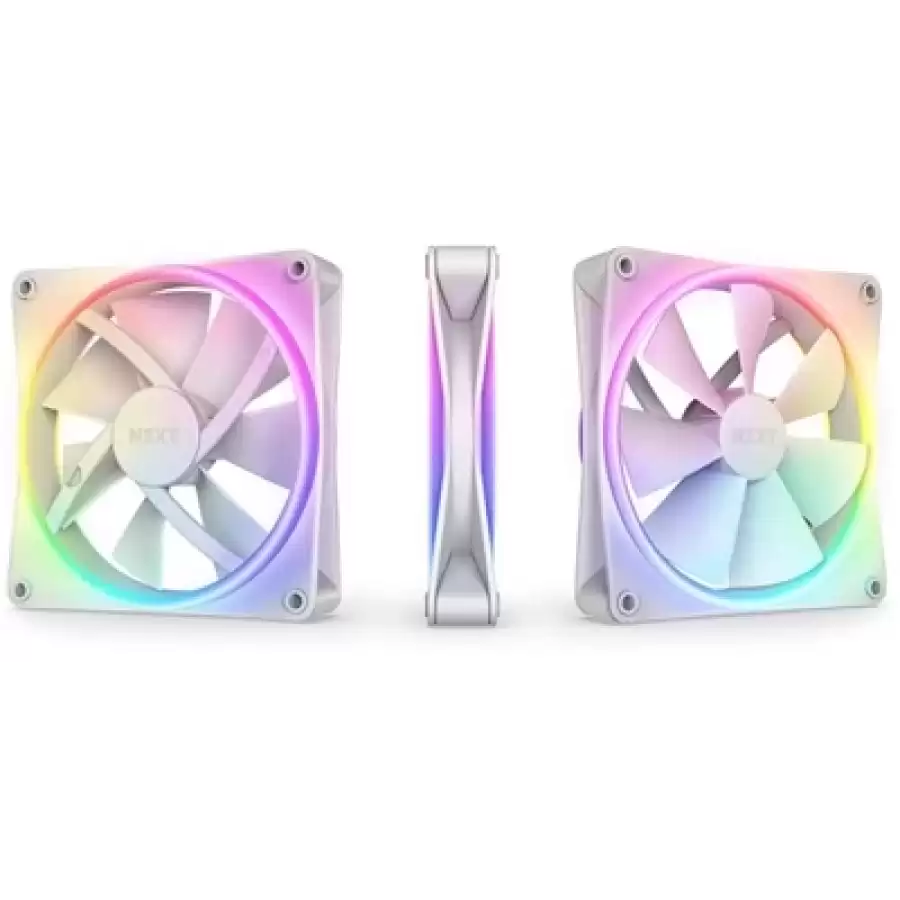 NZXT F120 RGB Duo Beyaz 120mm Fan 3lü Set