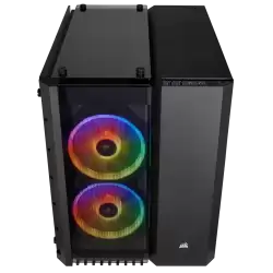 Corsair Crystal 280X Black CC-9011135-WW Fanlı Micro ATX Oyuncu Kasası