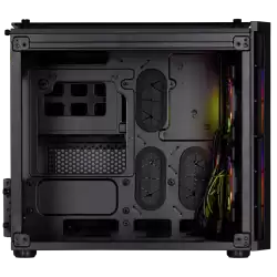 Corsair Crystal 280X Black CC-9011135-WW Fanlı Micro ATX Oyuncu Kasası