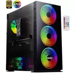 Izoly Cyberpunk AX6 700 W ARGB Fanlı ATX Oyuncu Kasası