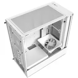 NZXT H5 Flow White Tempered Glass USB 3.2 E-ATX Mid Tower Kasa