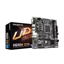 GIGABYTE H610M S2H DDR5 Intel H610 Soket LGA1700 DDR5 5600Mhz mATX Anakart