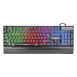 Rampage KB-R66 Bubble USB Gökkuşağı Aydınlatmalı Lc Layout Multimedia Gaming Klavye