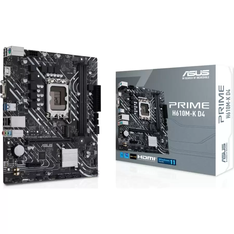 Asus PRIME H610M-K D4 Intel LGA1700 DDR4 Micro ATX Anakart