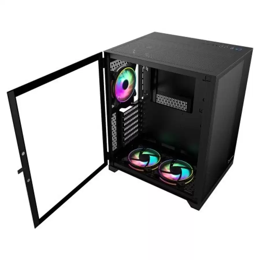 GAMEPOWER WARCRY COMPACT 650W 3X RGB GAMING KASA