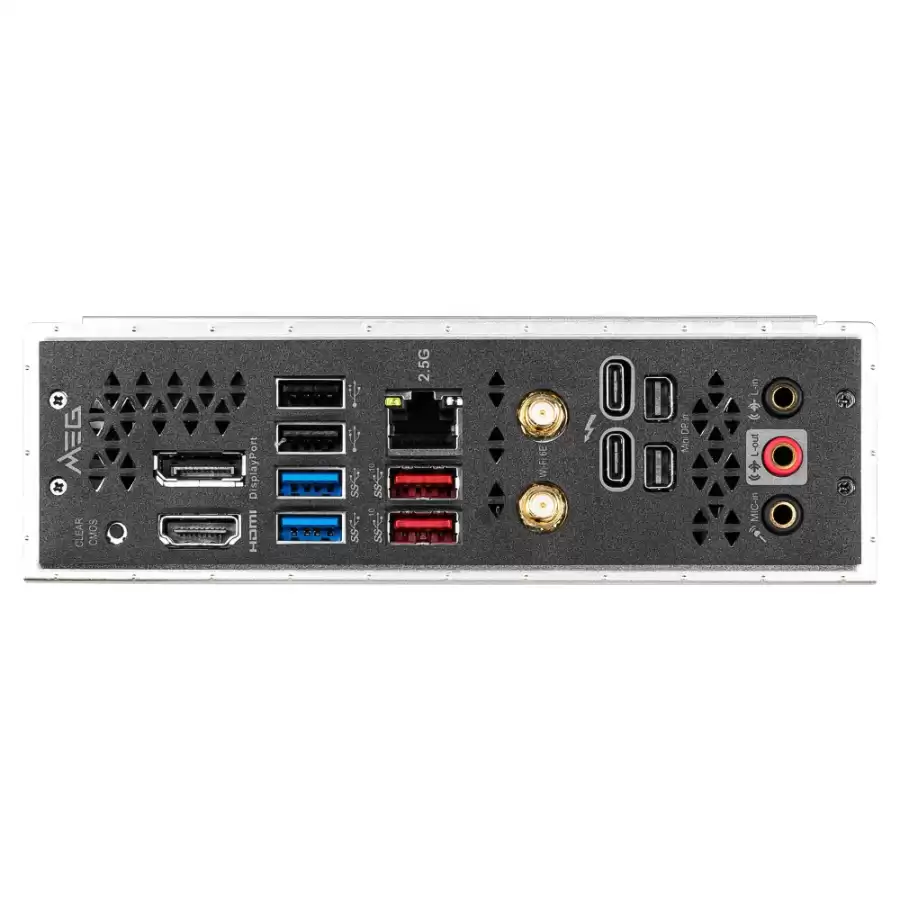 MSI MEG Z590I UNIFY SOKET 1200 DDR4 5600 (OC) PCI-E Gen 4 ,M.2 USB3.2 1x 2.5G LAN Wi-Fi 6 mini ITX