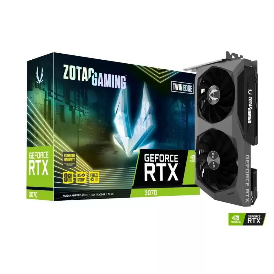 Zotac NVIDIA GeForce RTX 3070 Twin Edge LHR ZT-A30700E-10PLHR 8 GB GDDR6 256 Bit Ekran