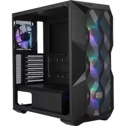 CM MasterBox TD500 TG Siyah 650W 80+ Bronze 4x12cm ARGB Fanlı Mesh Ön panel