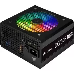 CORSAIR CX750F RGB 750W 80+ Bronze Siyah Full Modüler 120mm Fanlı PSU