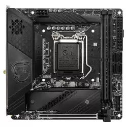 MSI MEG Z590I UNIFY SOKET 1200 DDR4 5600 (OC) PCI-E Gen 4 ,M.2 USB3.2 1x 2.5G LAN Wi-Fi 6 mini ITX