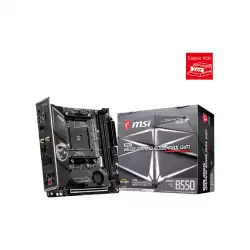 MSI MPG B550I GAMING EDGE MAX WIFI AM4 DDR4 4600(OC) HDMI M.2 USB3.2 WIFI MINI ITX